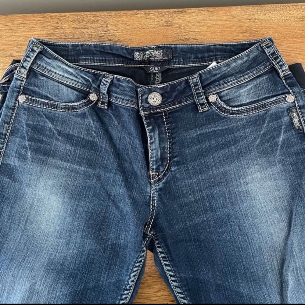 SILVER JEANS. SUKI MID super SKINNY. W32/L31 SAME DAY SHIPPING